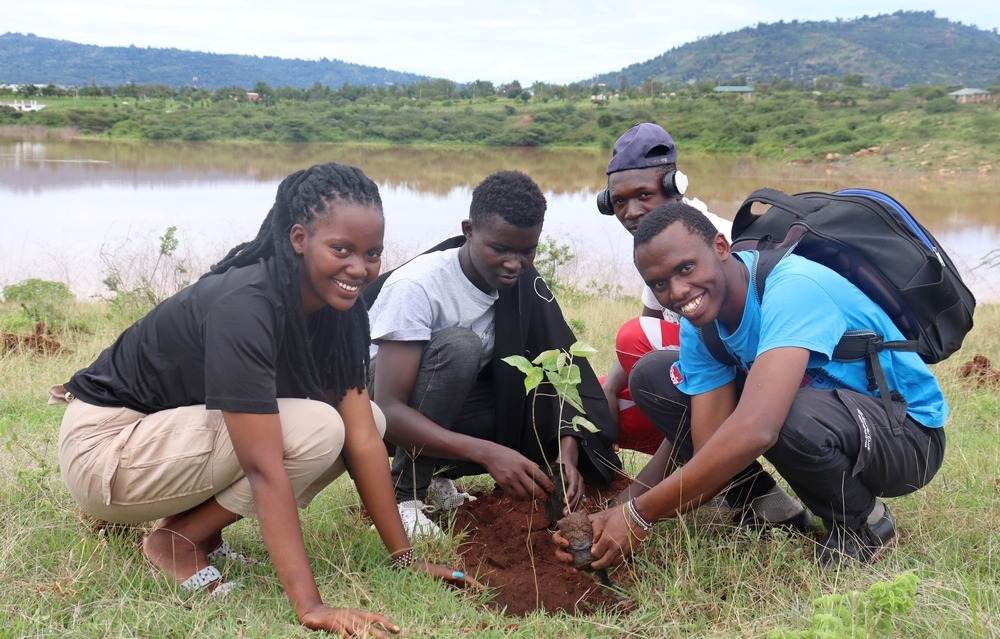 Machakos University Students take part in tree planting initiative